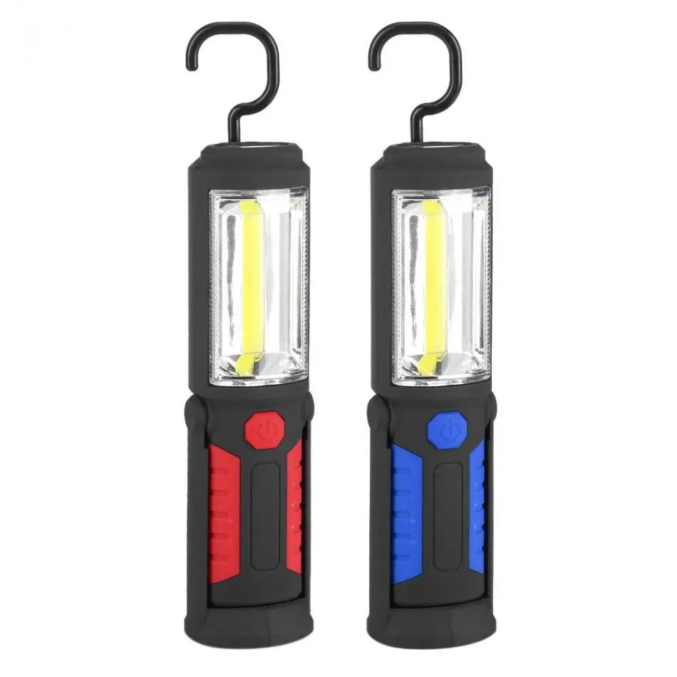 Rechargeable COB LED Flashlight Work Light Camping Emergency