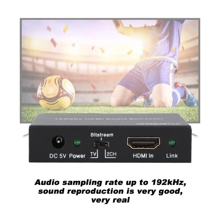 Многофункциональный с HDCP 2 HDMI 18 Гбит/с аудио видео экстрактор поддержка 4K EU 100 240V| |