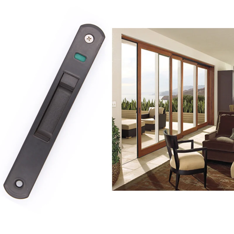 Us 4 1 32 Off 1 Pcs Sliding Glass Door Window Handle Lock Hook Style Flush Mount Zinc Alloy Mdj998 In Door Key Roses From Home Improvement On