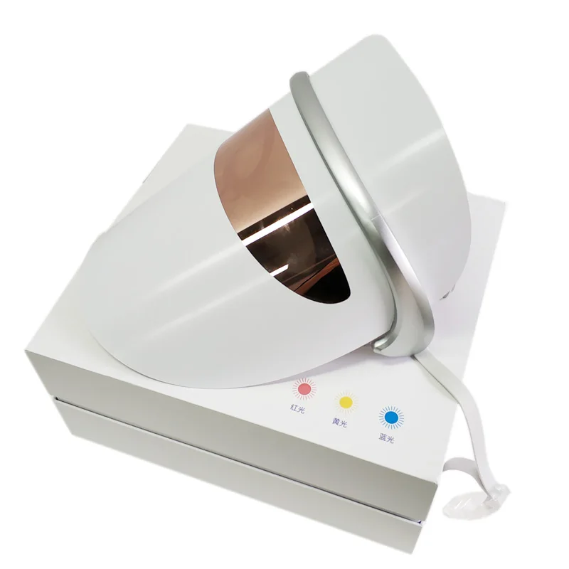 

LED light therapy skin Mask Red Blue Yellow Led skin rejuvenation Facial Mask eye vibration massager