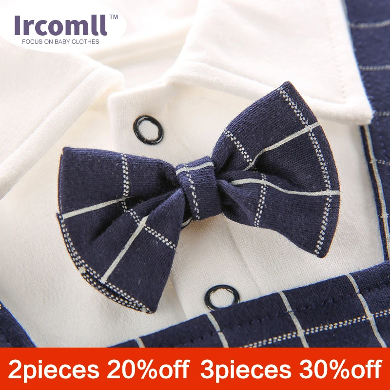 Ircomll 2018 de moda ropa de bebé niño de algodón corbata Caballero infantil niños pantalones recién nacido bebé mono bebé Bodie prendas de vestir exteriores Ircomll 2018 de moda ropa de bebé niño de algodón corbata Caballero infantil niños pantalones recién nacido bebé mono bebé Bodie prendas de vestir exteriores