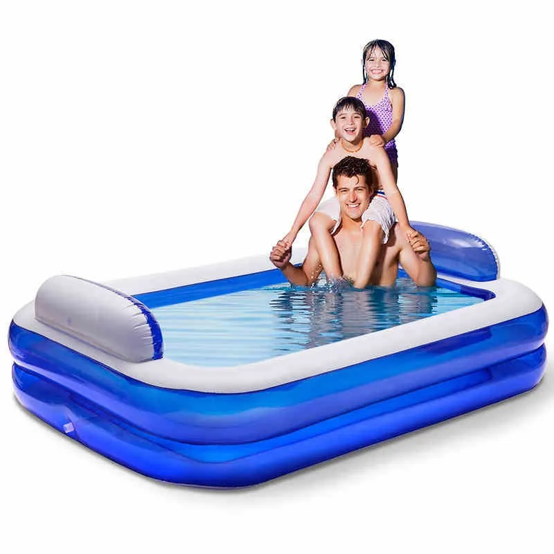 Tricyclic thickening heightening the family swimming pool for ... - Tricyclic thickening heightening the family swimming pool for adults /  children's wading pool inflatable toys-in Swimming Pool from Mother & Kids  on ...