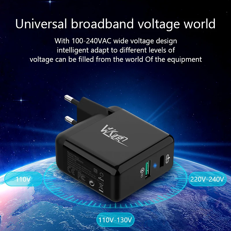 Для iPhone 11 Pro PD зарядное устройство Type C USB 36W быстрая зарядка 3 0 двойное для Samsung Huawei