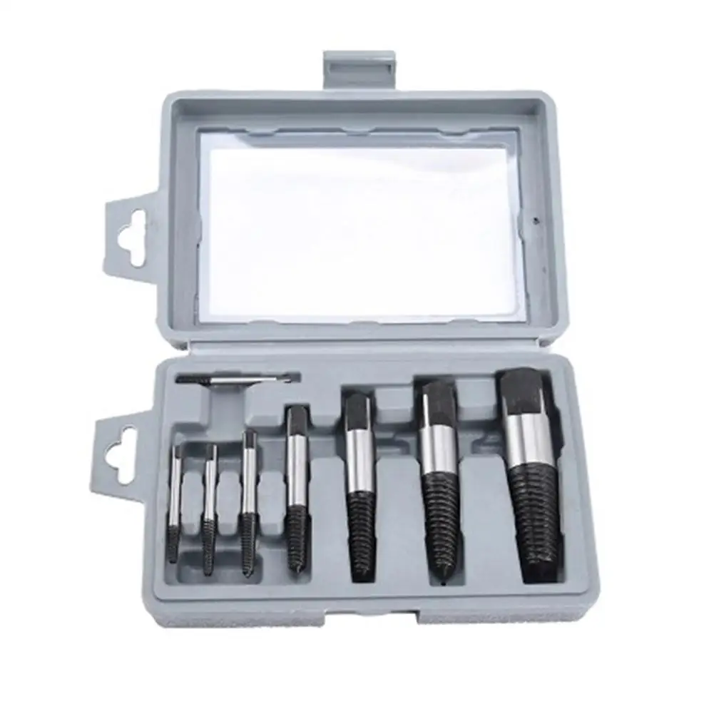 

8Pcs Broken Damaged Screwdriver Extractor Screw Center Drill Bit Remove Tool Set