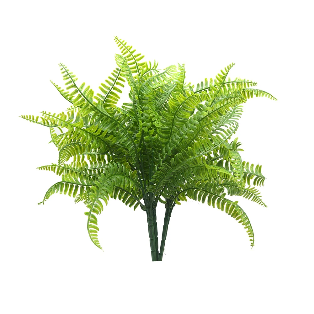 2Pcs Simulation Persian Grass Multi Usage Artificial Fern Decorative Plastic Leaves For Home Table Colorful | Дом и сад