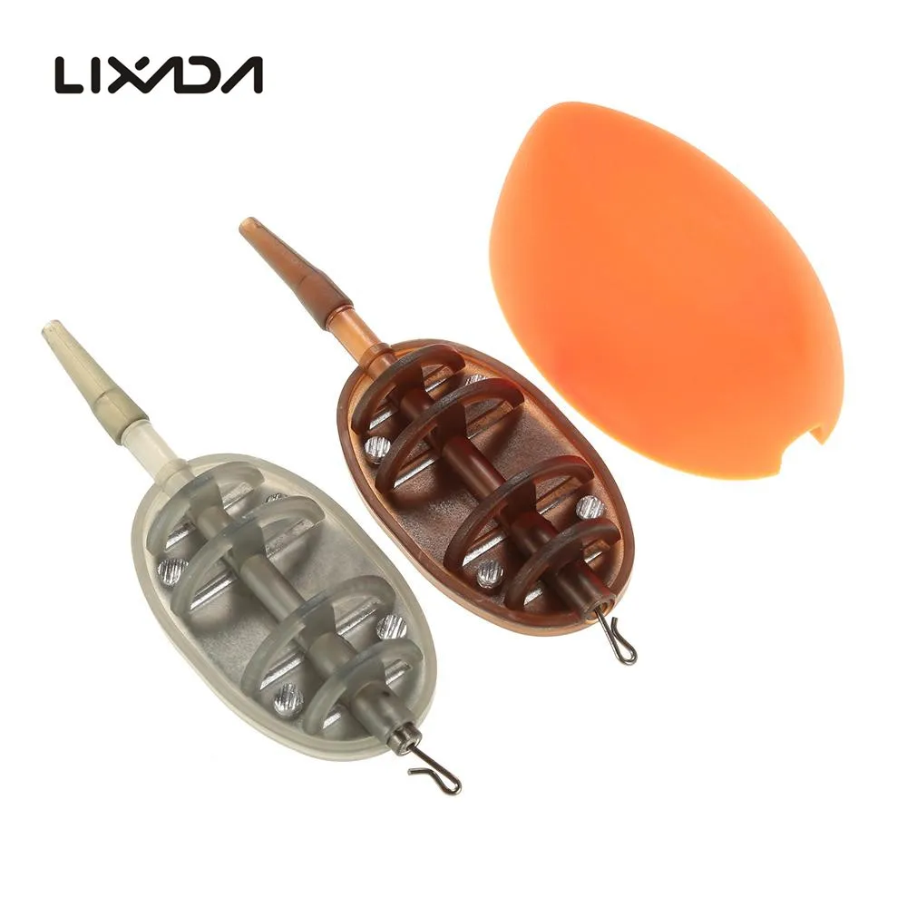 

25/30/40/50g Fishing Bait Mould Sinker Set Hybrid Inline Method Carp Fishing Feeder+2 Lead Sinker Fishing Gear Accessory Pesca