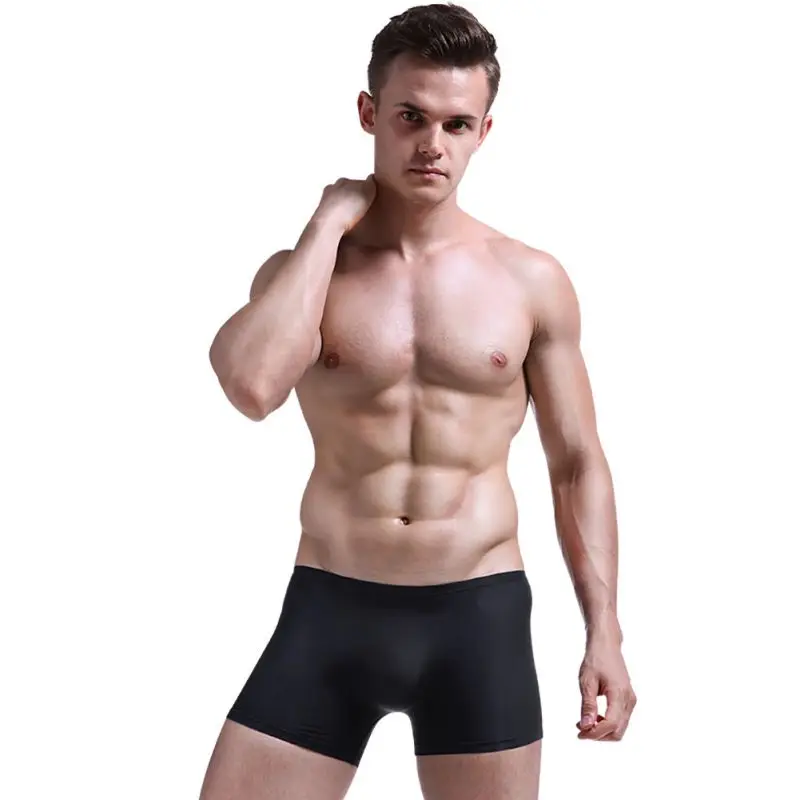 WJ 2019 бренд Для мужчин нижнее белье, мужские плавки-трусы сетка UnderPant Cueca Masculina U Чехол Мужской трусики Для мужчин плавки-трусы Пестрое