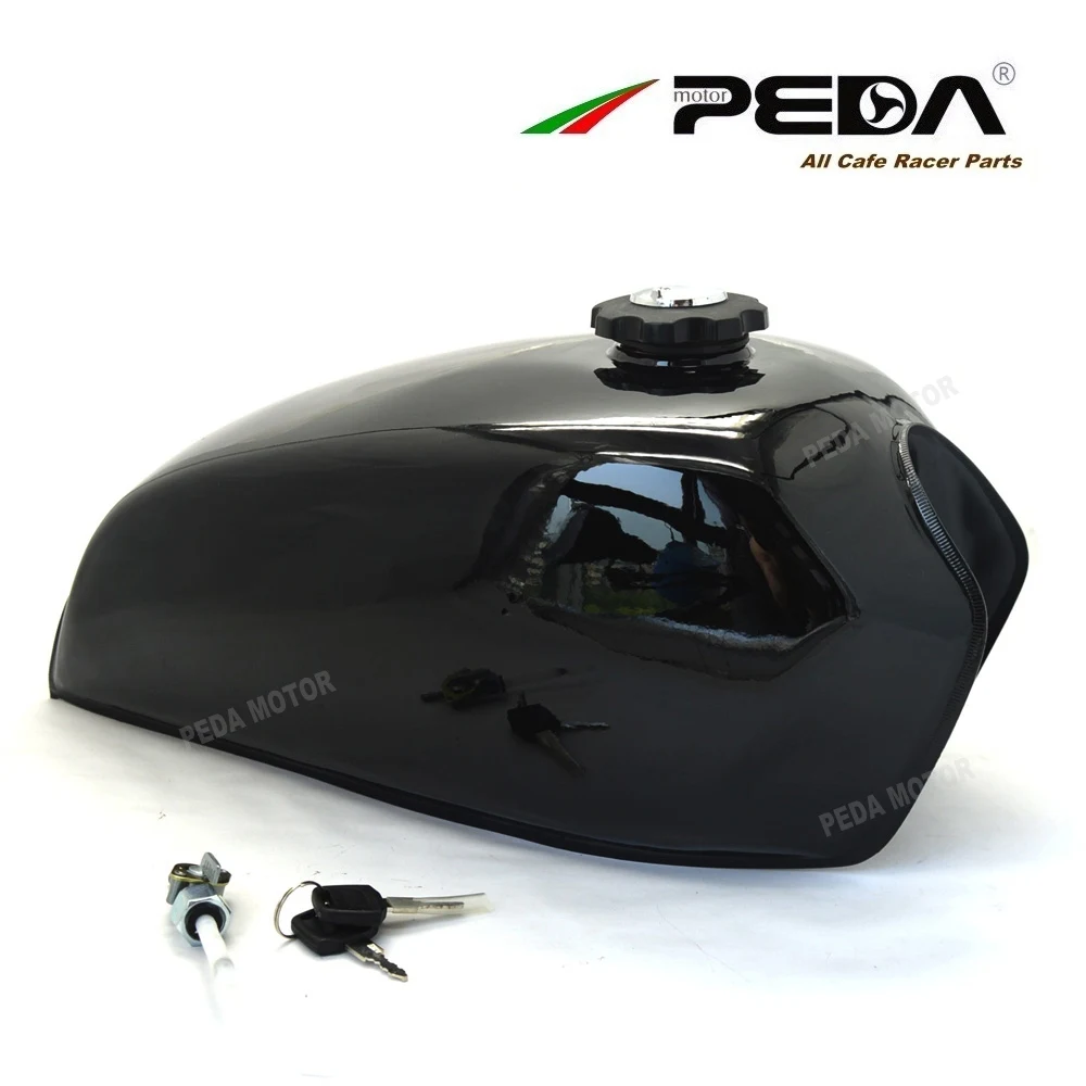 B8 Motorcycle Cafe Racer Tank 2.1 Gallon Fuel Gas Can 2.1Gal Retro Petrol Tanks For HONDA CG JH70 JH For YAMAHA Universal Black B8 Motorcycle Cafe Racer Tank 2.1 Gallon Fuel Gas Can 2.1Gal Retro Petrol Tanks For HONDA CG JH70 JH For YAMAHA Universal Black