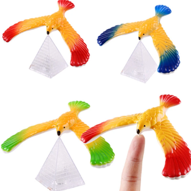 

Miracle Style Novelty Amaze Eagle Magic Box Balance Bird Desk Display Doll Fun Learn Toy Children Kid Best Gift