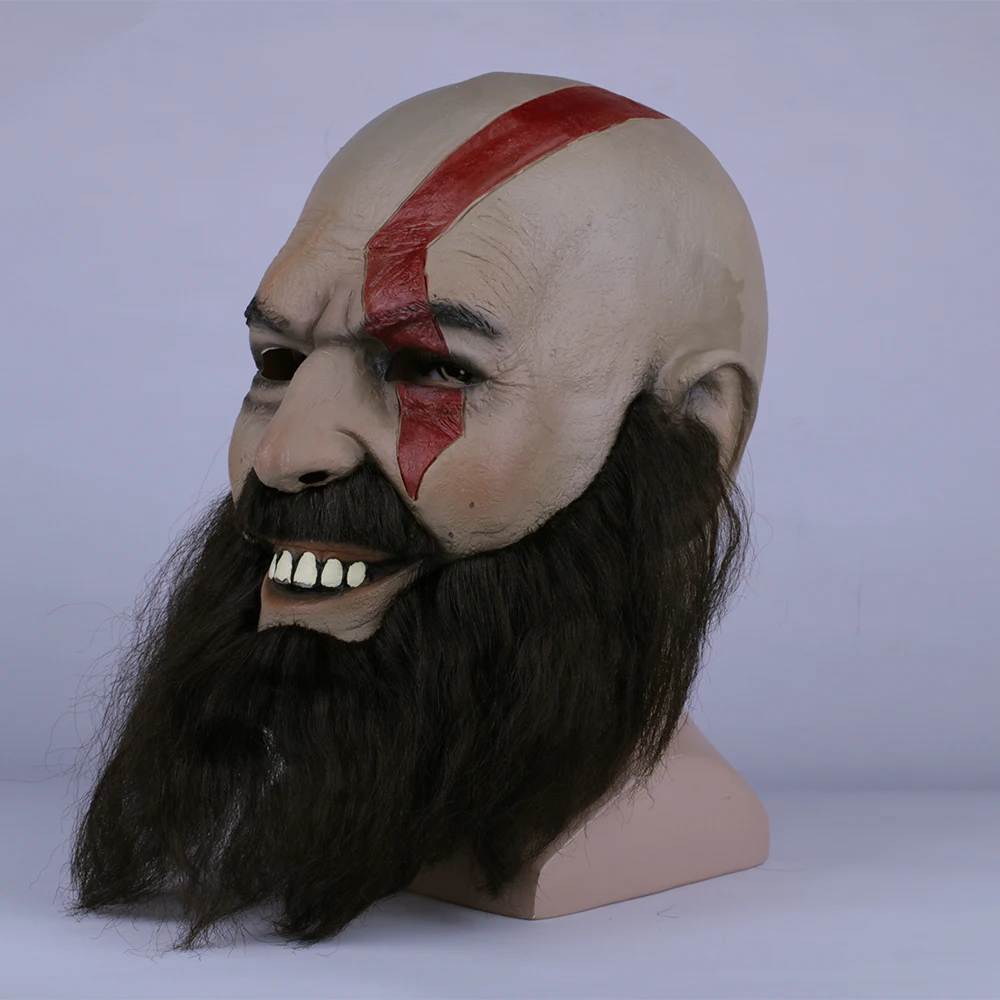 2018 Game God of War Kratos Leviathan Mask Cosplay Kratos Weapon Helmet Halloween Props (5)