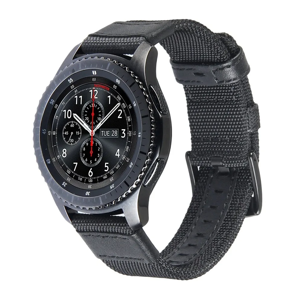 Новые складные дышащие ремешки для часов V moro Samsung Gear S3 Тканые нейлоновые Мягкие