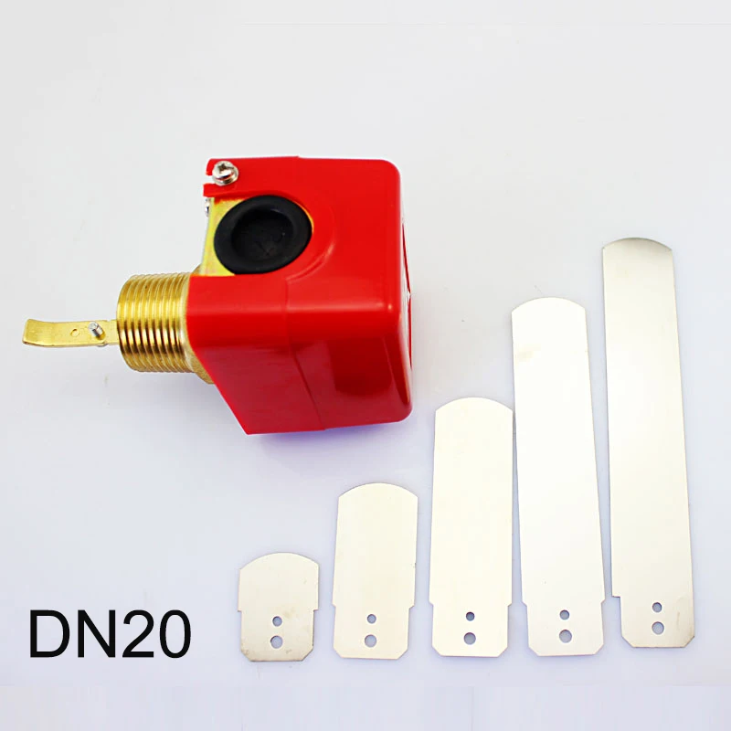 

3/4" 250V AC 5A Water/Paddle Flow Sensor Switch Male Thread