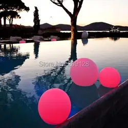 DHL Бесплатная доставка 20 см красочные светодиодные фонари мяч для партии украшения или воды в бассейне и Clube т. д