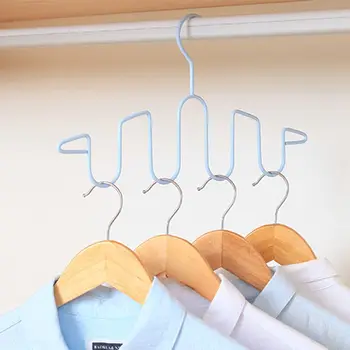 

(Free shipping around the world) 2pcs Creative S Shaped Hanger Multifunctional Airing Scarf Frame / Tie Rack / Hook
