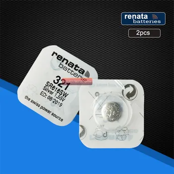 

2pack renata Silver Oxide Watch 321 SR616SW 616 1.55V 100% 321 renata 616 battery