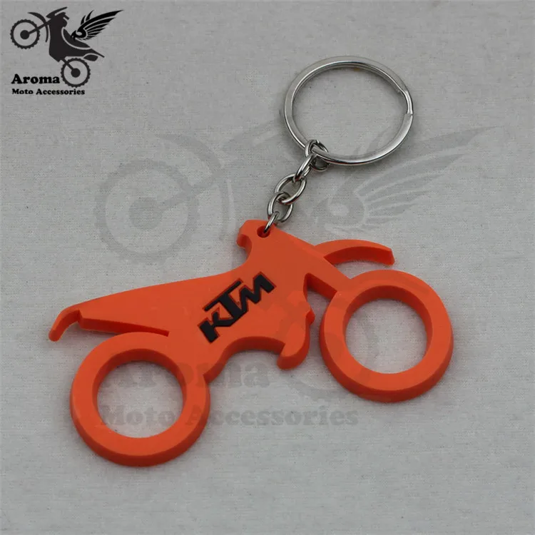 racing moto model motorcycle keychain for KTM motocross decal dirt pit bike keyring scooter