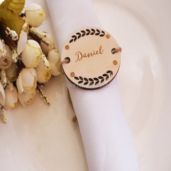 

Wooden Place Settings - rustic weddings - personalised place settings - custom table settings - engraved name settings - wedding