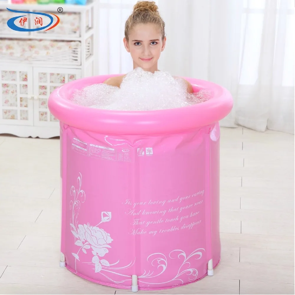 Size65*70cm,With Pump,Water Thickening Folding Tub ,Adult Bathtub