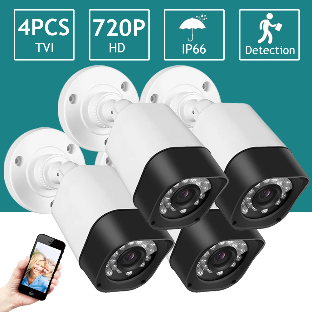 2018 Professional surveillance camera 4PCS Economic DVR System Kit
