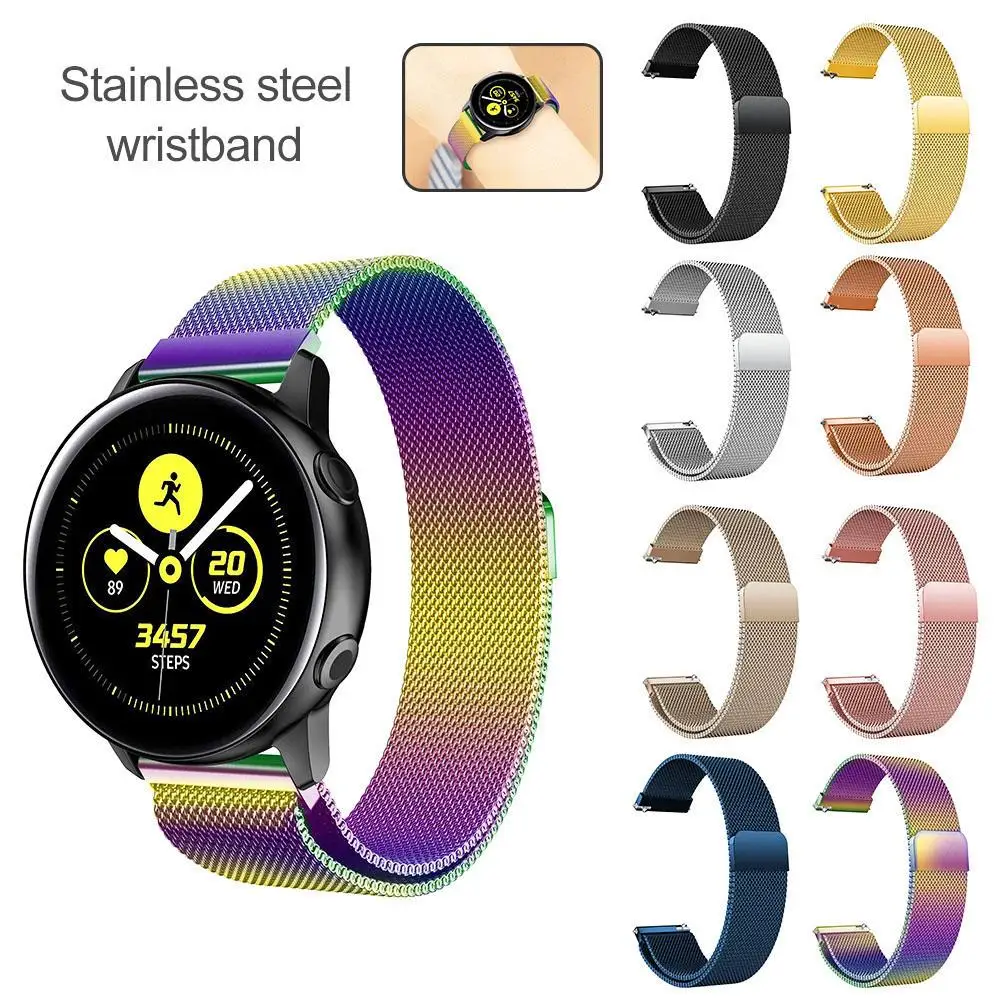 Сменный ремешок для часов из нержавеющей стали Samsung Galaxy Watch Active|Смарт-аксессуары| |