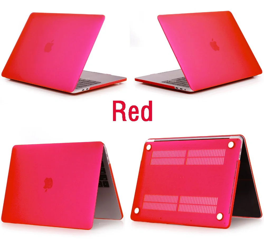 Жесткий Кристальный матовый чехол-накладка для MacBook Air 11 air 13 дюймов A1466 A1932 Pro 13 15 retina A1706 A1708 A1989