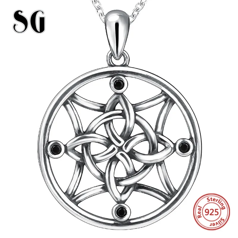 

Aliexpress 925 sterling silver diy design special knot chain pendant&necklace European fashion jewelry making for lover gift