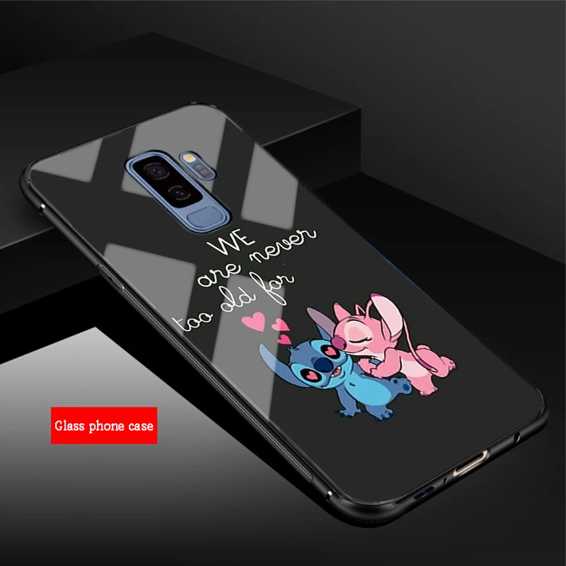 Модный Рисунок «Hello Kitty» закаленное Стекло чехол для телефона для samsung Galaxy A6 A6S A8 A8S J6 J8 S8 S9 S10 PLUS, NOTE 8, 9