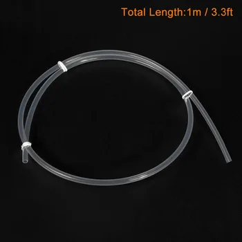 

Uxcell 1.5x3mm/1.5x1.9mm/2x3mm/4x5mm/6x7mm PTFE Tubing Tube Pipe1M 5M Lengh For 3D Printer RepRap High Lubricating Clear White