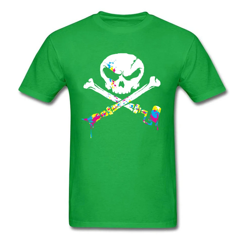 Artist To The Bone CMY Printing Summer/Autumn 100% Cotton Round Neck Men T Shirt Sweatshirts 2018 Newest Short Sleeve Tshirts Artist To The Bone CMY green
