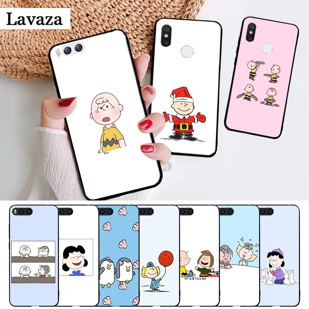

Lavaza PEANUTS Pattern Silicone Case for Xiaomi MI 5X 6 6X 8 9 SE F1 A1 A2 Lite MAX 3