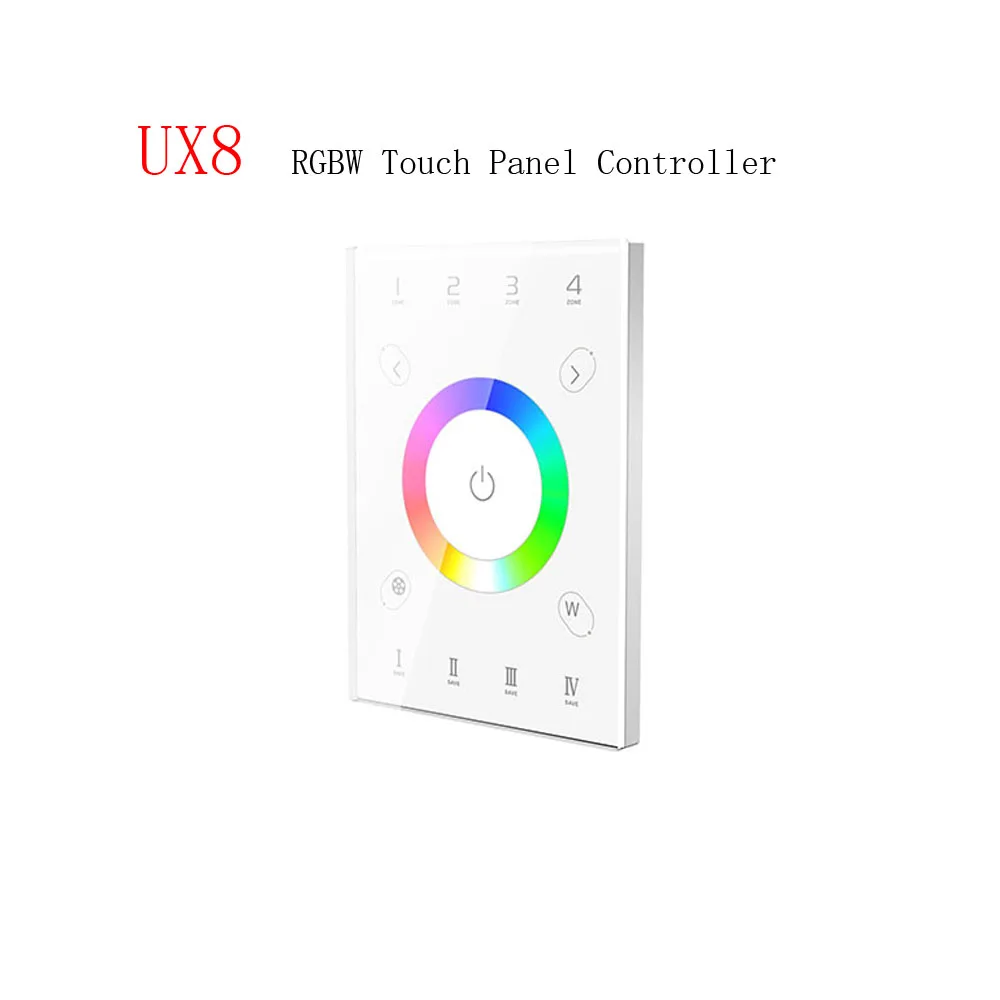 

LTECH UX8 RGBW Touch Panel Controller Input Voltage DC5V