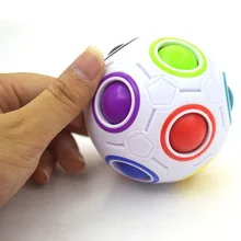 Сферический игрушки Magic Cube новинки в категории игрушки Футбол головоломка радуга мяч обучающие и развивающие игрушки для детей, взрослых, B0587