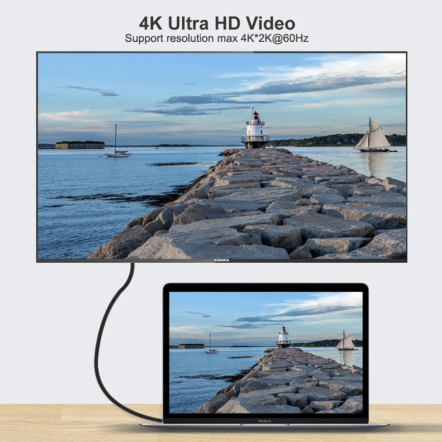 Кабель USB C к HDMI для MacBook кабель Type Samsung Galaxy S9/S8/Note 8 Huawei Mate 10/P20 HDMI|Кабели HDMI| |