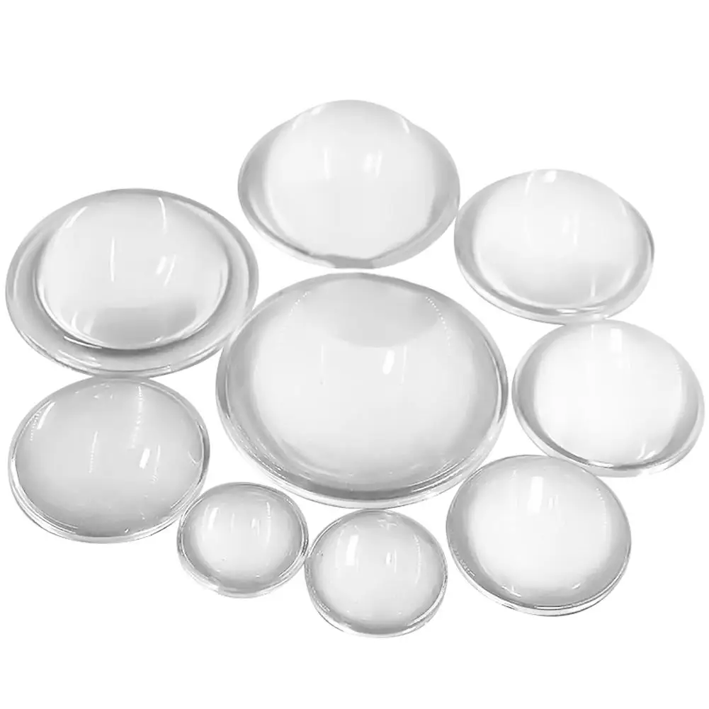 

30/44/54/66mm LED Lens Plano-Convex Glass Lens LED Convex Lens Optical Condenser Lens with High Temperature Resistance