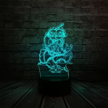 

Japan Cartoon Figure Girl 3D Lamp LED USB Table Multicolor Night Light Kawaii Anime Lava RGB Lighting Luminaria Christmas Party