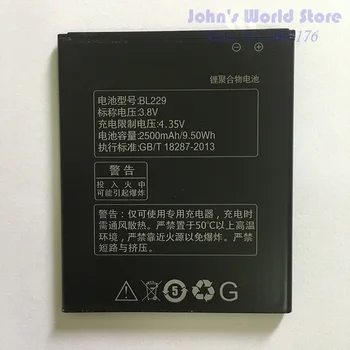 

In Stock!for Lenovo A806 Battery 2500mah BL229 Li-on Battery for Lenovo A806 Smartphone