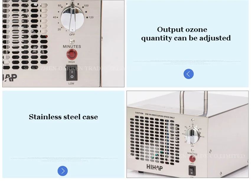 1 шт. 3,5-7,0 г Регулируемый очиститель озонатор из нержавеющей стали для дома и промышленности машина для очистки и стерилизации воздуха