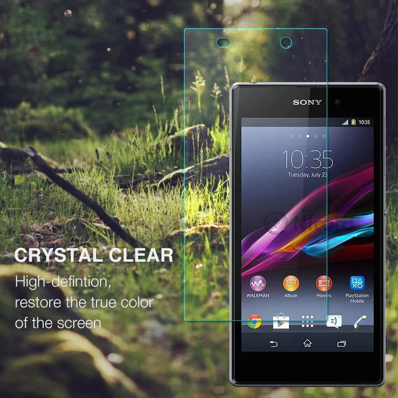 Защитное стекло Nicotd закаленное 9H для Sony Xperia Z1 Z2 Z3 Z4 Z5 Z Compact Защитная пленка S36H T2