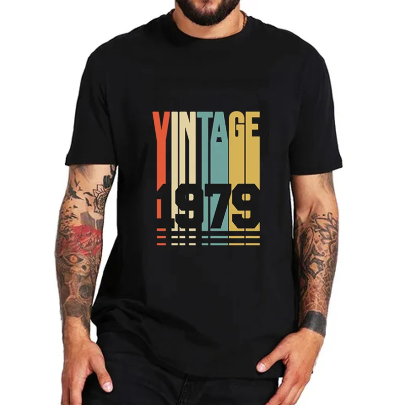 Legends Are Born в мая 1979 винтажные мужские футболки с коротким рукавом 40-ю подарки на