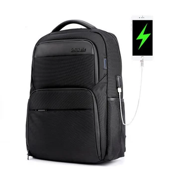 

OZUKO 2018 New Waterproof Men Backpack Multi-function Fashion 15.6 inch External USB charge Laptop Backpack Women Daily Bag