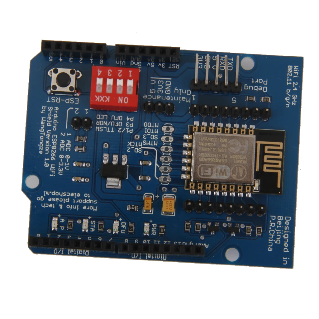 

ESP8266 ESP-12E UART WIFI Wireless Shield Dev Board for Arduino UNO R3