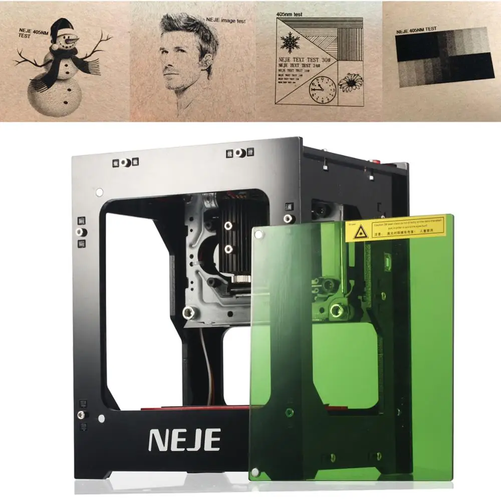 NEJE 1000 мВт Лазерная Гравировальная Машина 405nm AI Smart support app CNC лазерный гравер для