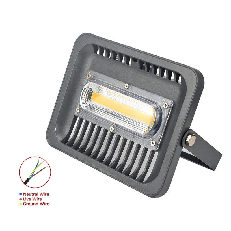 

LED COB Outdoor Flood Lights, Super Bright Work Lights Daylight White IP66 Waterproof Security Light Wall Lamp