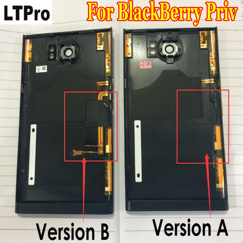 LTPro Best Quality Battery Cover Housing Door Back Case For BlackBerry Priv with Rear Camera Lens Mobile Phone Replace Parts | Мобильные