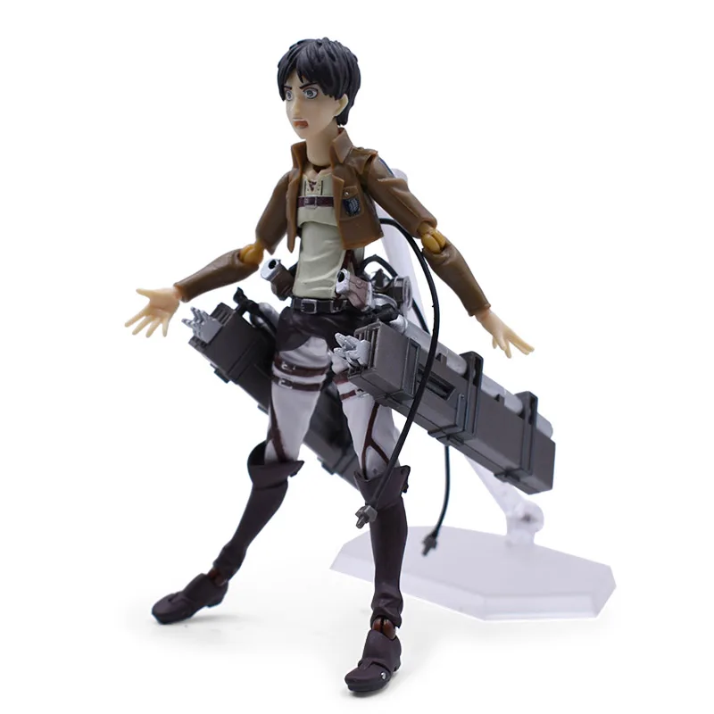 

Anime Attack on Titan Eren Jaeger PVC Action Figure Doll Figma 207 Collectible Model Toy Christmas Gift For Children