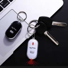 Беспроводной анти-потеря сигнализации ключ искатель брелок для ключей с локатором свисток Звук светодиодный светильник трекер анти-Потеря устройства для пожилых людей/детей/домашних животных