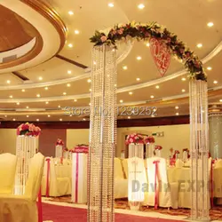 Новый 10 м кристалл прозрачный акриловый шарик шторы вечерние поставки свадебный отель арки украшения Бесплатная доставка