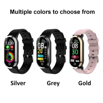 

T1 Smart Watch Bracelet Sports Fitness Tracker Heart Rate Monitoring Blood Pressure Watch Android IOS Waterproof Smart Bracelet