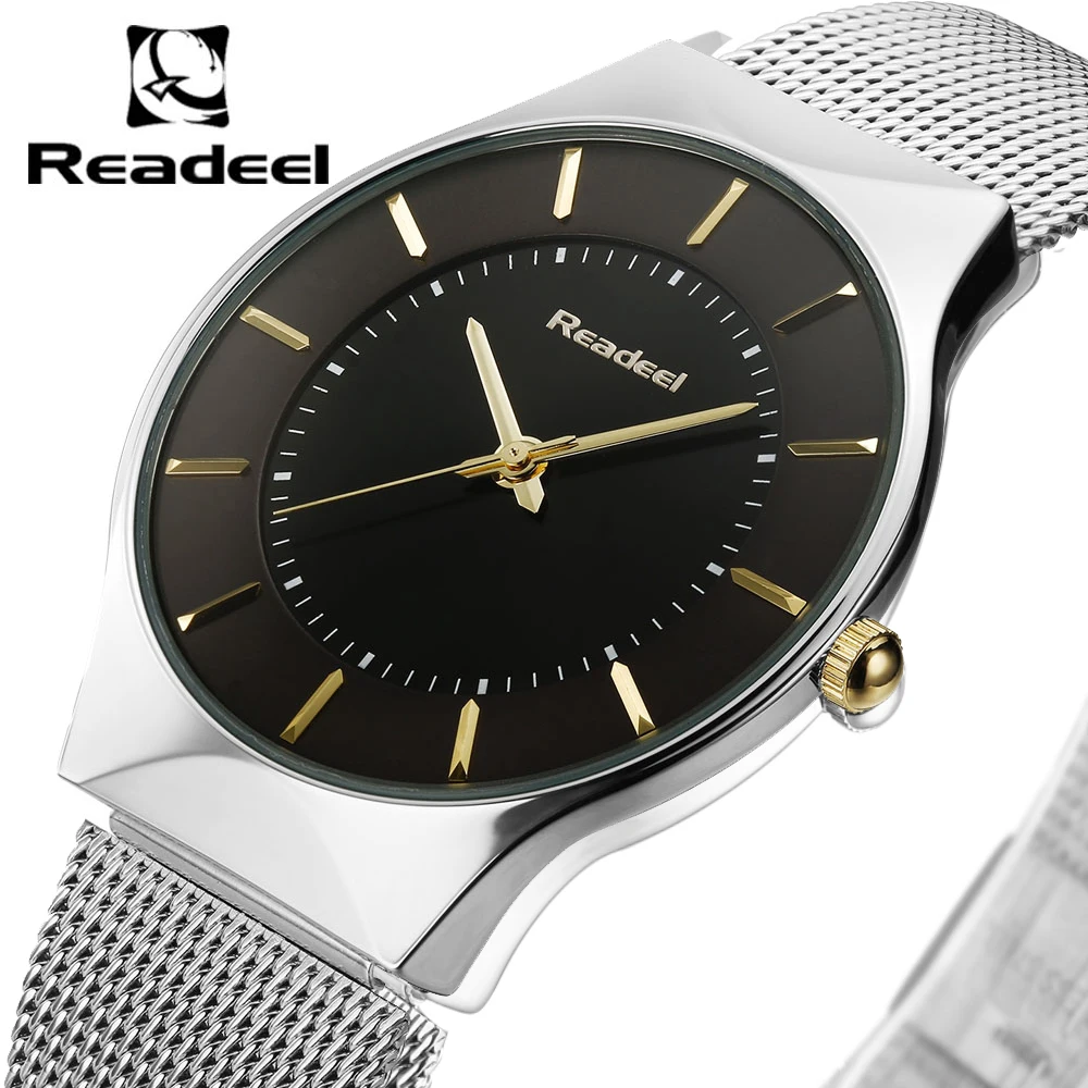 Prix pour Hommes de Montres En Acier Inoxydable Maille Bande Analogique Montre À Quartz Ultra Mince Cadran Montre De Luxe Hommes horloge mâle reloj hombre Prix pour Hommes de Montres En Acier Inoxydable Maille Bande Analogique Montre À Quartz Ultra Mince Cadran Montre De Luxe Hommes horloge mâle reloj hombre