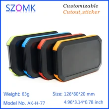 10 шт 126*80*20 мм IP65 пластиковый корпус для электроники корпус ручной проект коробка умный дизайн szomk Пластиковая распределительная коробка
